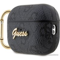 Чехол CG Mobile Guess Leather 4G with Metal Logo для AirPods Pro 2 GUAP24GSMK (черный)