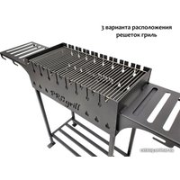Мангал для дачи Progrill Техас на колесах (4 мм)