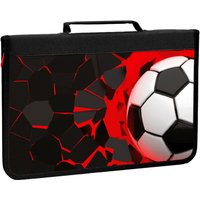 Папка-портфель BRAUBERG Football 270992 с органайзером (черный)
