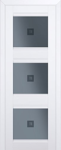 Межкомнатная дверь ProfilDoors Классика 4U L 60x200 (аляска/графит с прозрачным фьюзингом)