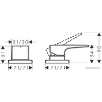 Смеситель Hansgrohe Metropol 32548000