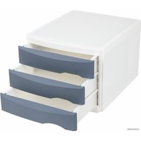 Лоток для бумаг BRAUBERG Office-Expert 238040 (белый/серый)