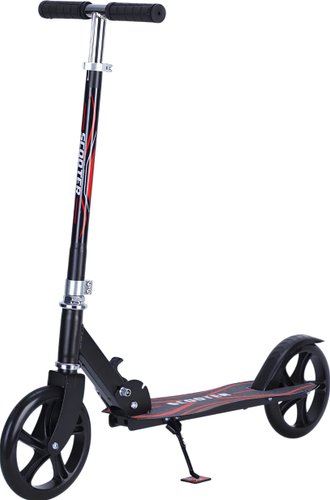 Двухколесный подростковый самокат YAYALE 1068 (черный/принт)