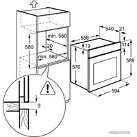 Электрический духовой шкаф Electrolux EZB53430AK