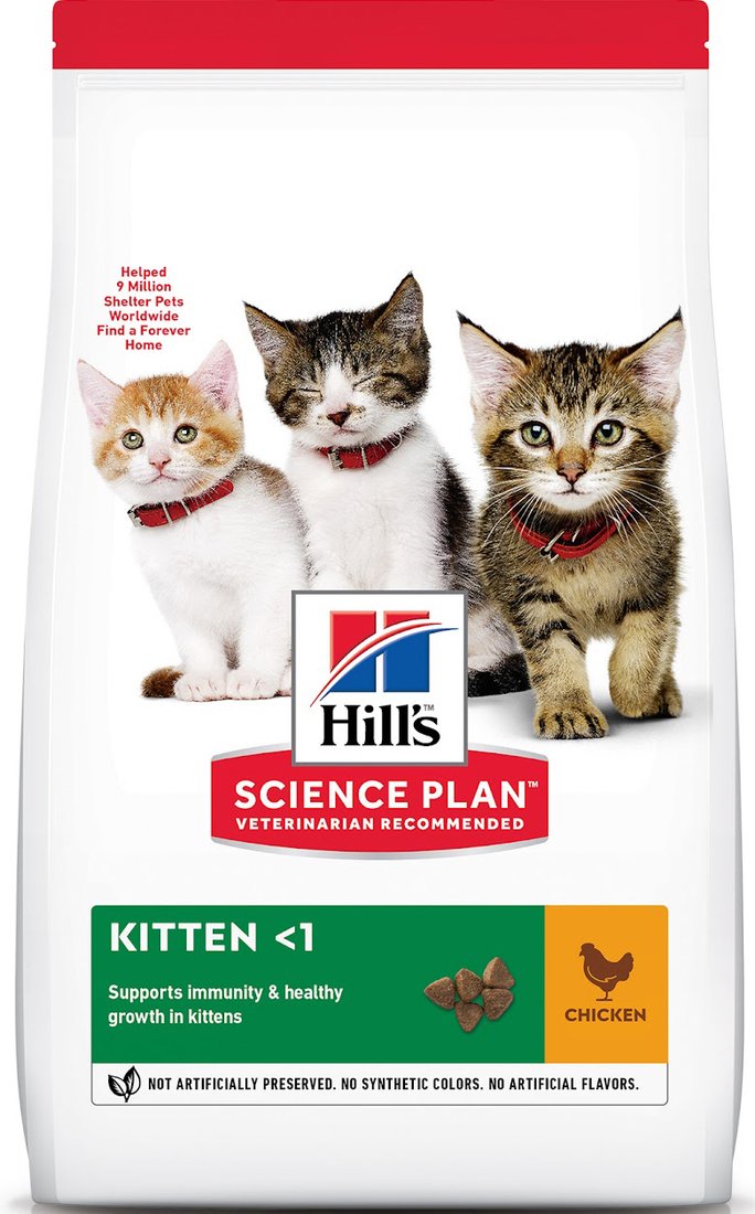 

Сухой корм для кошек Hill's Science Plan для котят для здорового роста и развития, с курицей 1.5 кг