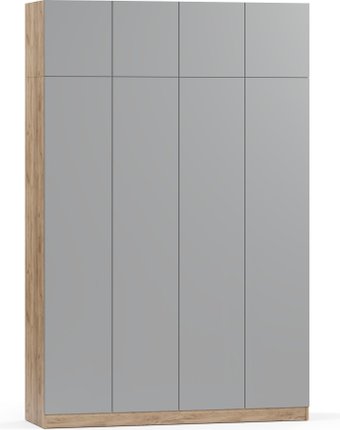 Шкаф распашной Soma Lord Lite 160x240 (дуб крафт золотой/серый)