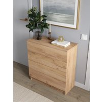 Комод Горизонт Нео 760 4 ящика (дуб золотой крафт)