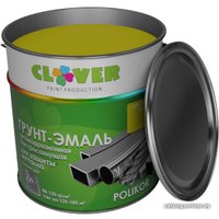 Грунт-эмаль Кловертекс Polikor антикоррозионный 3 в 1 (10 кг, желтый)