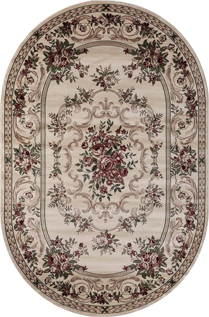 

Ковер для жилой комнаты Merinos Colizey D057-OVAL-CREAM (1х2)