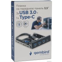 Планка портов на переднюю панель Gembird FP3.5-USB3-3A1C