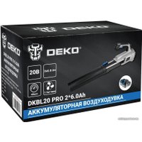 Ручная воздуходувка Deko DKBL20 Pro 063-4362 (с 2-мя АКБ)