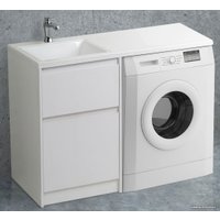  BelBagno Тумба под умывальник Kraft-LVD-580/1200-2C-PIA-BO (bianco opaco)