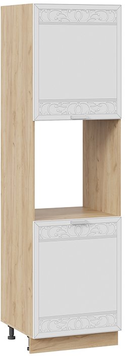 

Шкаф напольный Трия Долорес 1П6 (дуб крафт золотой/сноу)