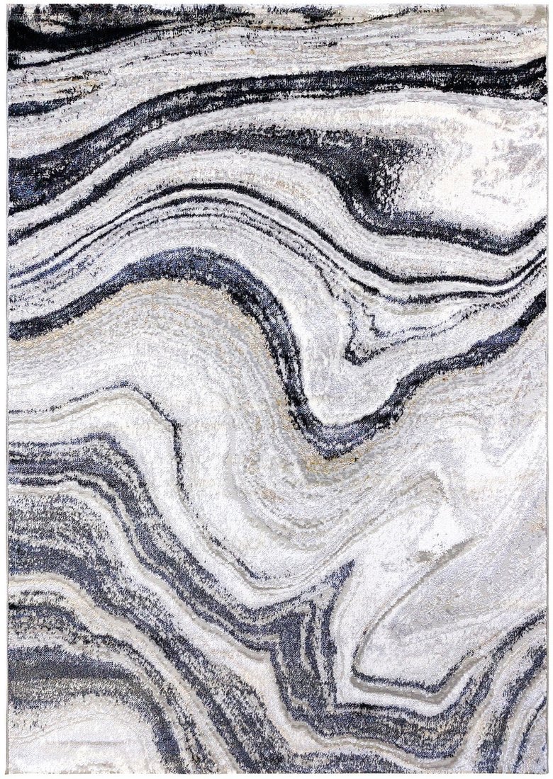 

Ковер для жилой комнаты Safyun Liparis LP370-GREY-BLACK (1.6x2.3)