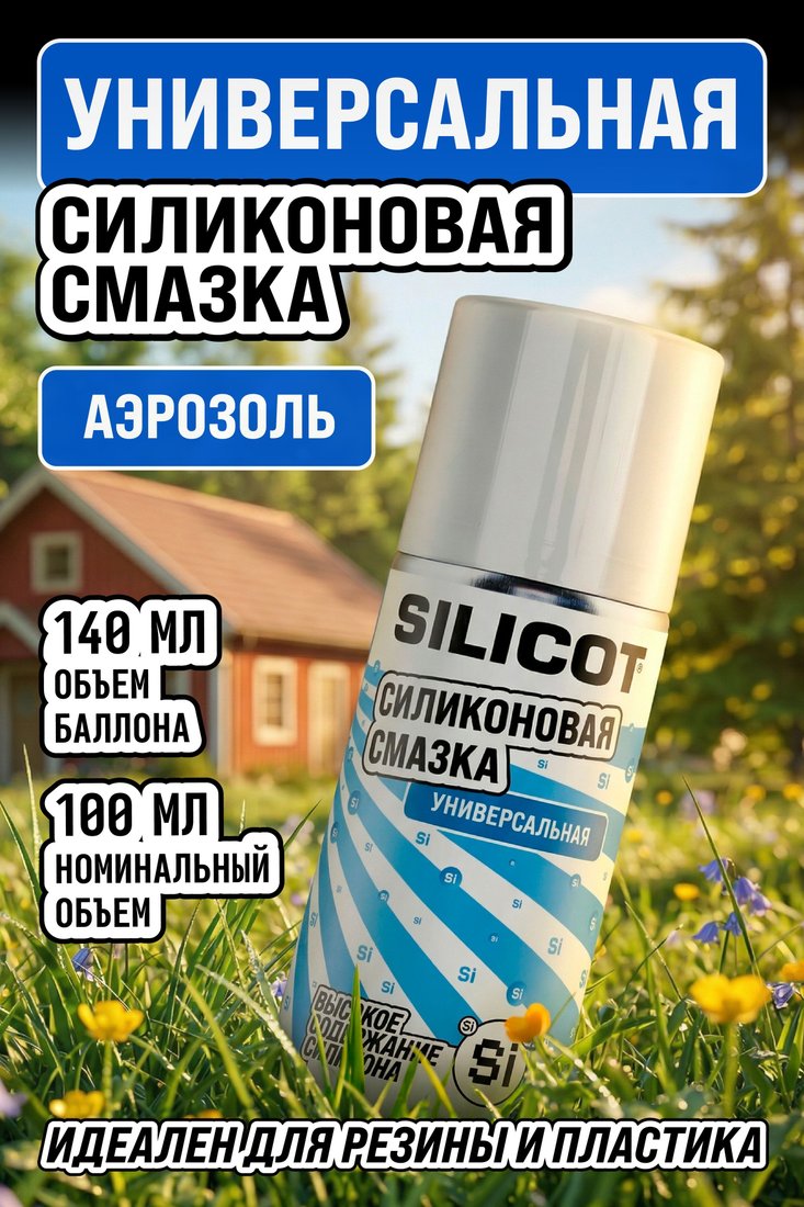 ВМПАВТО Смазка-спрей Silicot Spray универсальная 140мл 2701