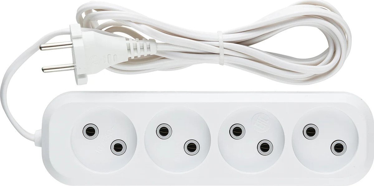 

Удлинитель Тифлос У6-4-3м (белый)