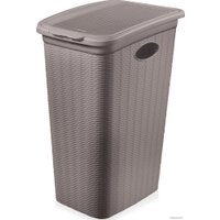 Корзина Эльфпласт Elegance 606 36 л (серо-коричневый)