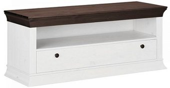 Тумба ММЦ ТВ Бостон 01 (белый воск-колониал)