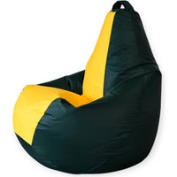 Кресло-мешок Mio Tesoro Груша Kombo XXL GF-130x85-ZZH (зеленый/желтый)
