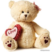Классическая игрушка Maxitoys Luxury Мишка Лина с сердцем TS-A6793-30BS