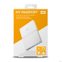 Внешний накопитель WD My Passport 4TB [WDBUAX0040BWT]