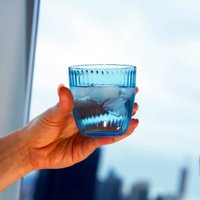 Набор стаканов для воды и напитков Bormioli Rocco Лайн 5.80502-6 (голубой, 290 мл, 6 шт)