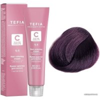 Крем-краска для волос Tefia Color Creats 6/7 (темный блондин фиолетовый)