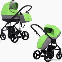 Универсальная коляска BEBETTO Magnum (3 в 1, 193, черная рама)