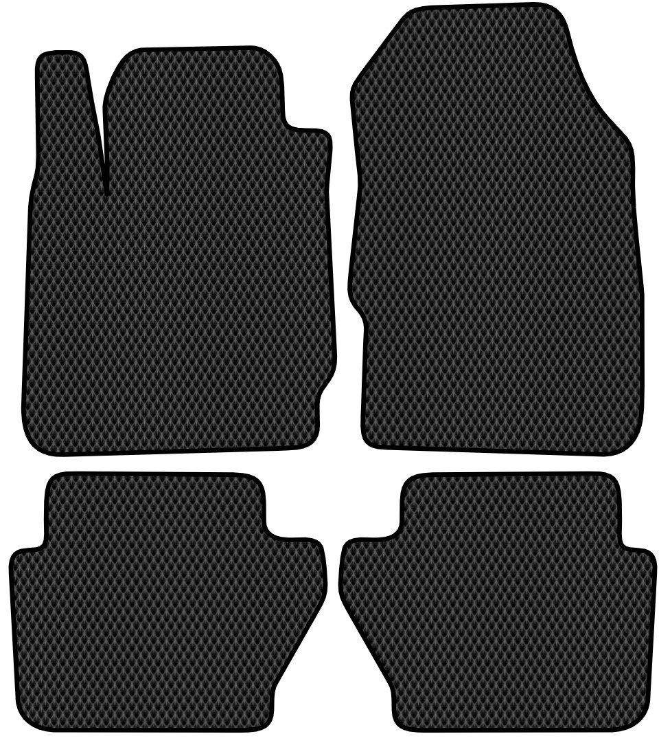 

Комплект ковриков для авто Alicosta Ford Fiesta V (хэтчбек 5 дв / Mk6) 2008 - 2012 (черный, ромб)