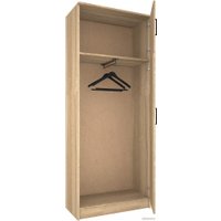 Шкаф распашной МДК ПРШ1 2-х створчатый 2020x800x400 (дуб сонома)