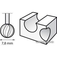 Насадка фрезеровальная Dremel 2.615.011.4JA