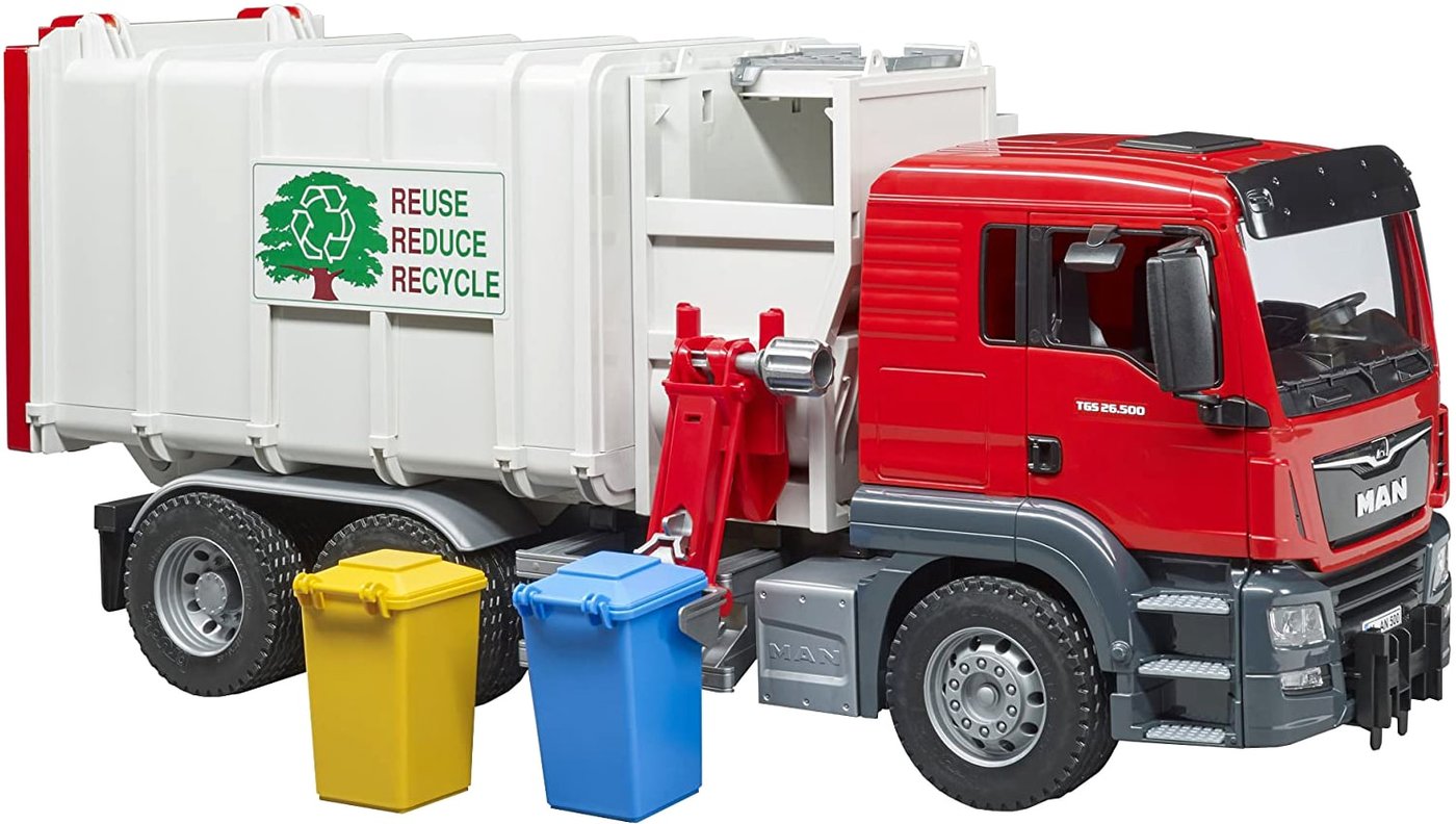 

Грузовик Bruder MAN TGS Side loading garbage truck 03761