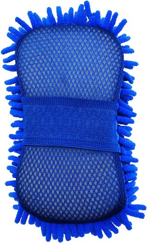 Губка USBTOP Губка для мойки автомобиля из микрофибры (синий)