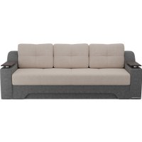 Диван Лига диванов Сенатор 102760 (рогожка, бежевый/серый)