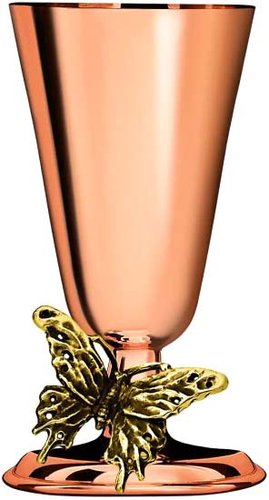 Рюмка Кольчугинский мельхиор Бабочка №4 КМ1043РМ06