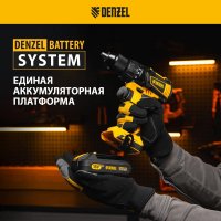 Дрель-шуруповерт Denzel BLDL-IB-18-0 26122 (без АКБ)