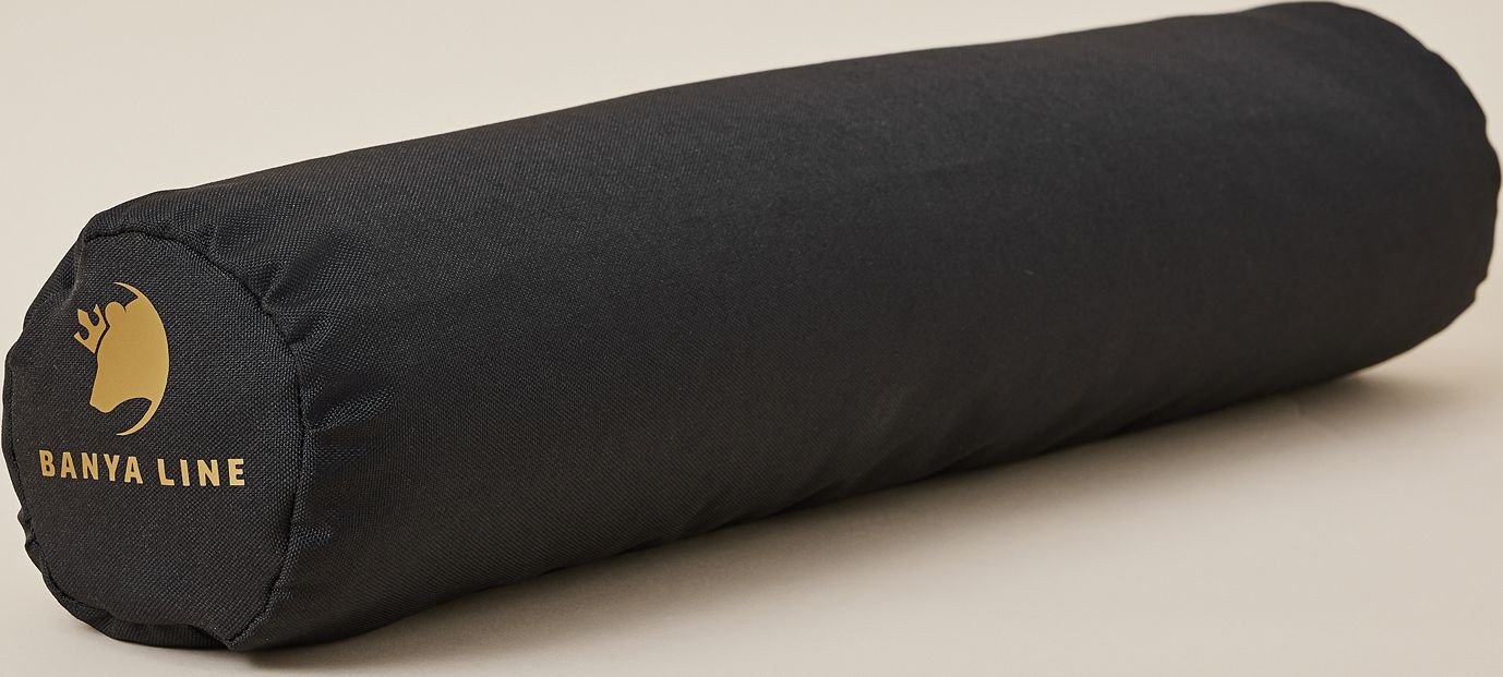 Валик под голову Banya Line 11x48 (черный)