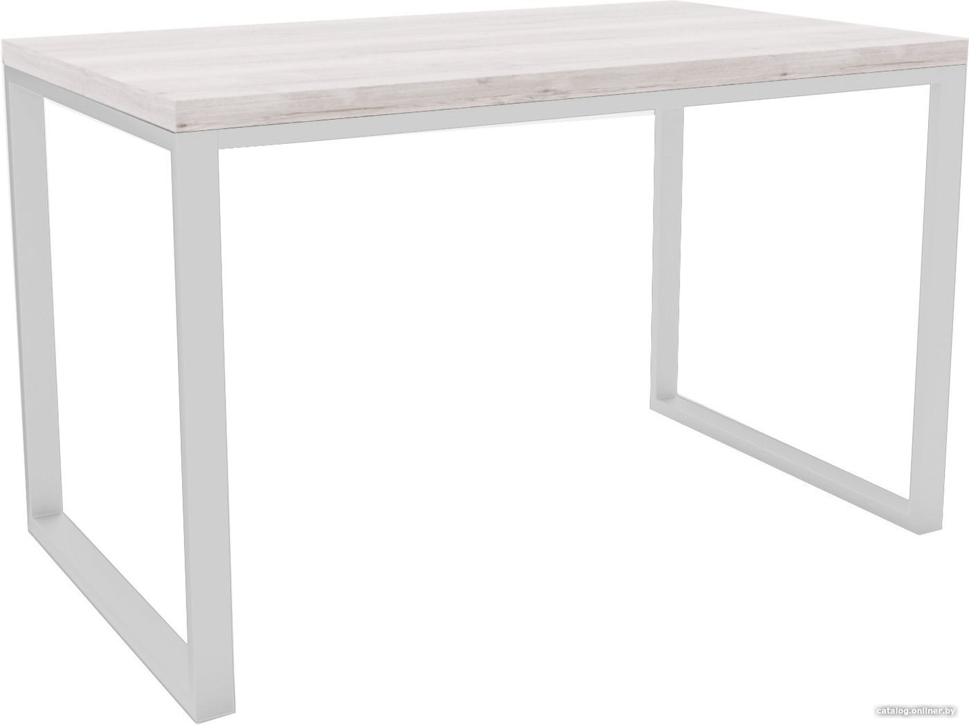 Стол Hype Mebel Чикаго 120x60 (белый/древесина белая)