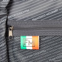 Чемодан-спиннер Francesco Molinary 338-1004/3-20GRY (серый)