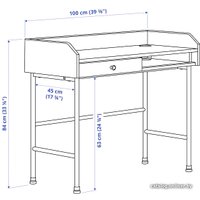 Стол Ikea Хауга 504.776.79 (белый)