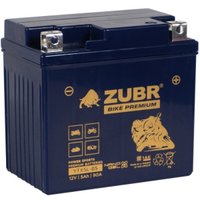Мотоциклетный аккумулятор Zubr Premium YTX5L-BS R+ (5 А·ч)