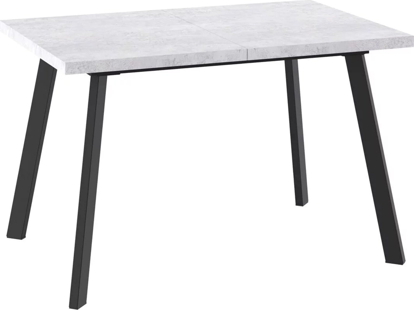 

Кухонный стол Мамадома Borg-140 раздвижной 140-180х85 (серый сланец/черный)