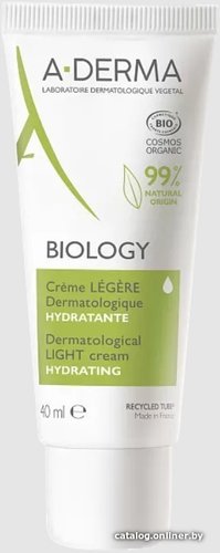 A-Derma Крем для лица Biology увлажняющий для нормальной и комбинированной кожи 40 мл