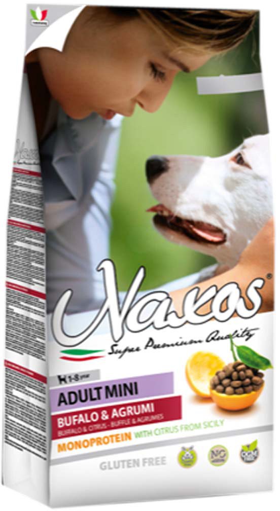 

Сухой корм для собак Naxos Adult Mini Buffalo&Citrus 7 кг