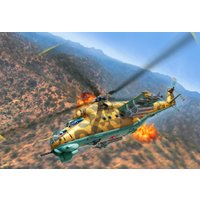 Сборная модель Revell 04951 Ударный вертолет Mil Mi-24D Hind