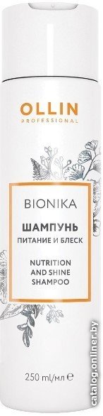 Шампунь Ollin Professional BioNika Питание и блеск 250 мл