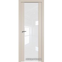 Межкомнатная дверь ProfilDoors 110U L 80x200 (санд, стекло лак классик)