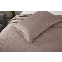 Набор текстиля для спальни Sofi De MarkO Саванна 160х220 Пок-Сн-К-160х220 (кофейный)