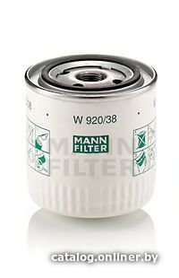 Масляный фильтр MANN-filter W92038