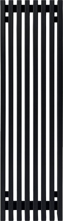 

Стальной трубчатый радиатор Ростела Rib 8 380х2000 (черный муар)